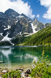 Fototapeta Góry - Polish Tatra mountains Morskie Oko lake