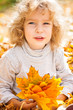 © Sunny studio - Funny kid in autumn