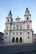 The front and two towers of Salzburger Dom