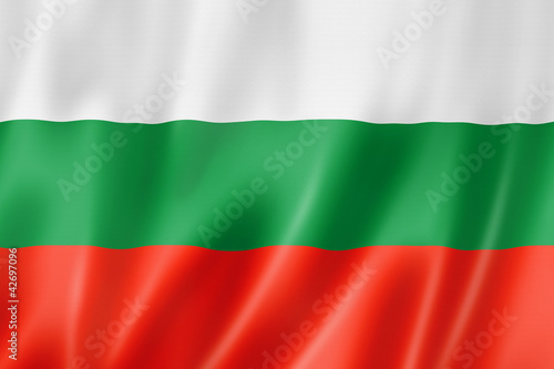 Naklejka - mata magnetyczna na lodówkę Bulgarian flag