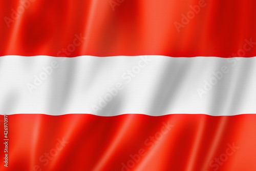 Naklejka ścienna Austrian flag