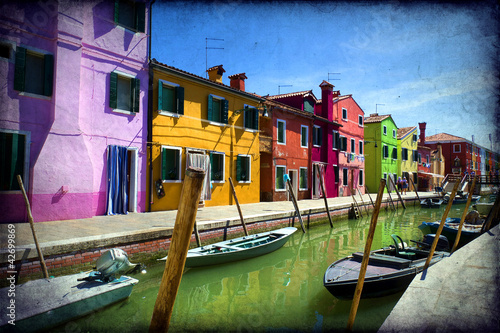 Tapeta ścienna Wyspa Burano - Wenecja