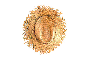 basketwork made from plants. top view