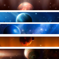 Wall Mural - Space Planet  Banners