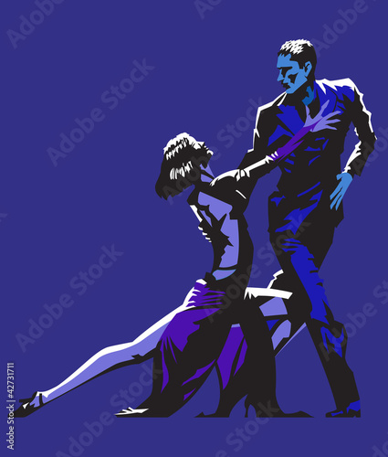 Board z aluminiowym obramowaniem Pasja tango
