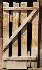 Wall Mural - an old wooden door