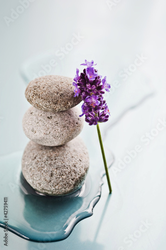 Naklejka samoprzylepna Kamienie wellness i