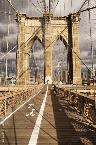 Plakat na papierze fotorealistycznym Most na Manhattanie