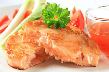 Poster - Pan fried salmon