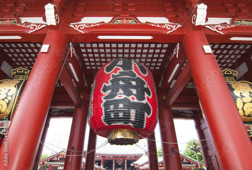 Board z aluminiowym obramowaniem Świątynia senso-ji, tokio
