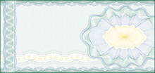 Background For Voucher, Gift Certificate, Coupon Or Banknote /