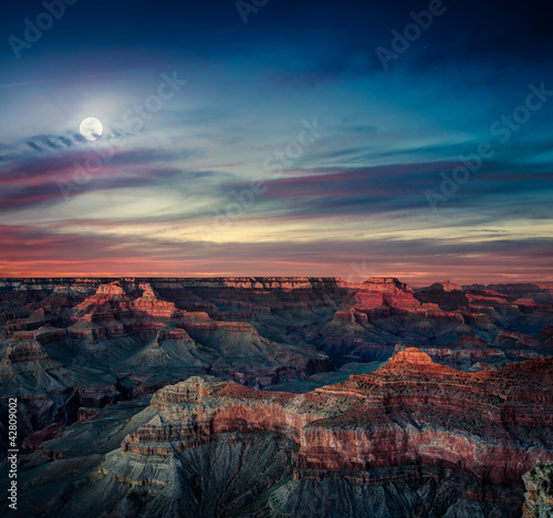 Naklejka - mata magnetyczna na lodówkę Grand Canyon