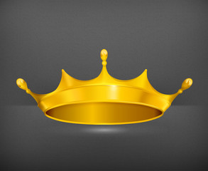 Sticker - Royal crown, eps10