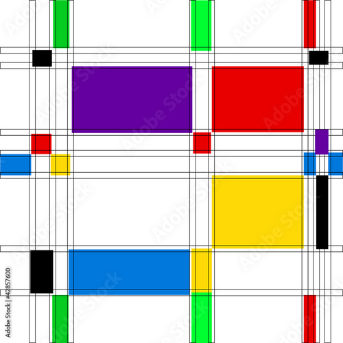 Obraz na płótnie canvas dwuczęściowy "dyptyk" Bez szwu abstrakcyjne geometryczne kolorowe wektor wzór