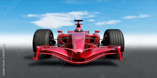 Board z aluminiowym obramowaniem F1 wyścigowy