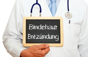 Canvas Print - Bindehaut Entzündung