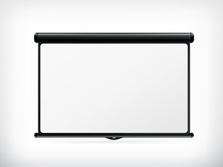 Canvas Print - Blank Projection screen