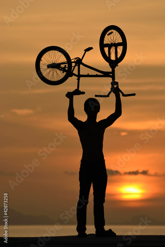 Fotoboard na płycie Akcja BMX