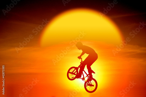 Fotoboard na płycie Akcja BMX