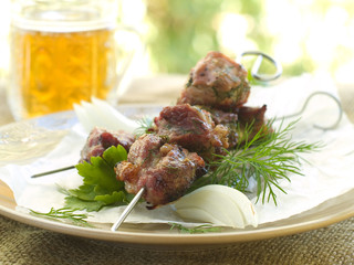 Poster - Grilled meat kebab