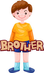 Sticker - letter of brother