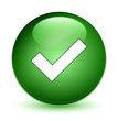 Validate icon green button