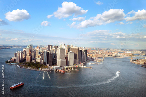 Plakat na papierze fotorealistycznym Zdjęcia z podróży z Nowego Jorku - manhattan