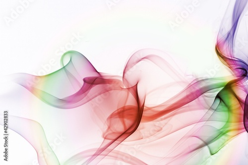 Naklejka - mata magnetyczna na lodówkę abstract colored smoke background