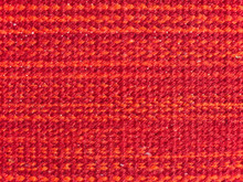 Red Woven Fabric Background