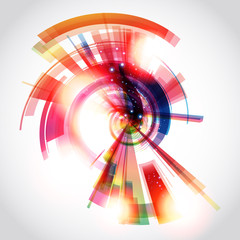 Poster - Abstract Background Vector