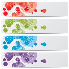 Canvas Print - vector website banners