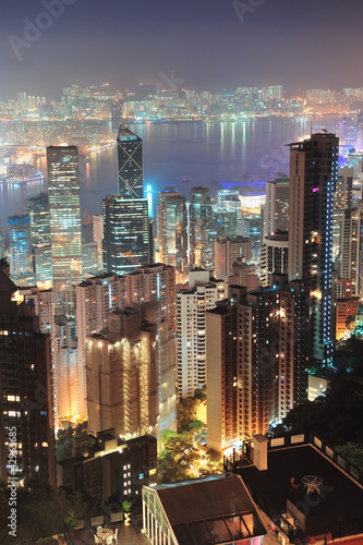 Plakat na zamówienie Hong Kong at night