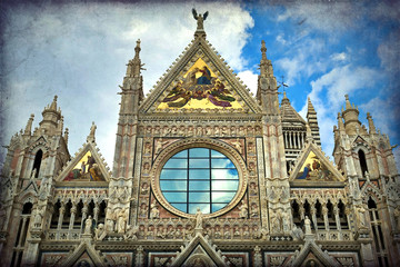 Canvas Print - The Cathedral of Siena