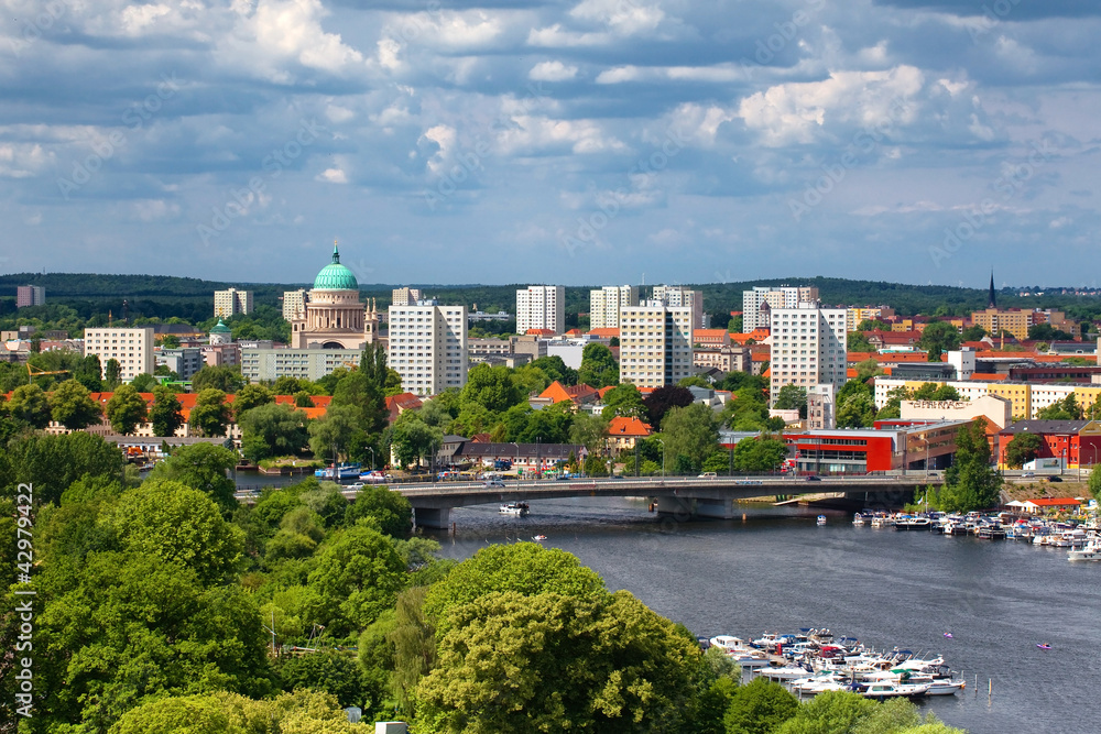 Nikolaikirche, Potsdam von Oben