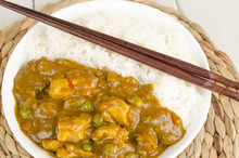 Chinese Chicken Curry & Steamed Rice