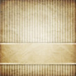 vintage striped background with banner, variable width stripes