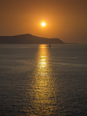 Wall Mural - Santorini Sunset