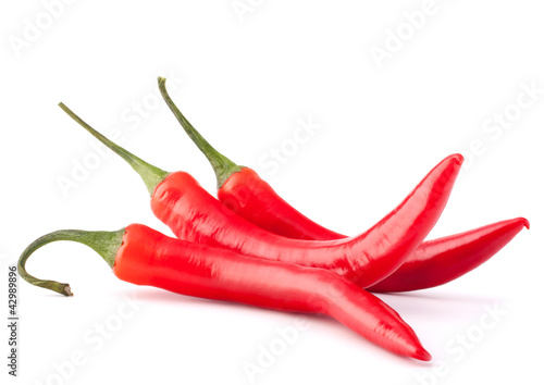 Naklejka dekoracyjna Hot red chili or chilli pepper