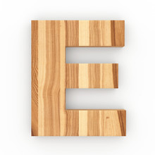 Letter E From Wood Ice-cream Free Stock Photo - Public Domain Pictures