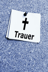 Sticker - Trauer und Tod...