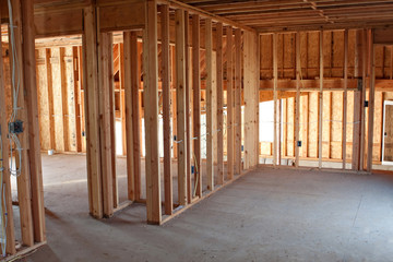 New Construction Framing Interior