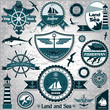 Large collection of vintage nautical labels 2