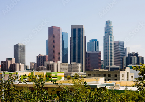 Naklejka samoprzylepna Wieżowce w centrum Los Angeles