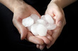 © udra11 - Hail in hands weather anomaly
