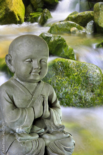 Obraz na płótnie canvas czteroczęściowy "tetraptyk" Budda