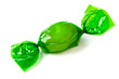 green candy wrapped in foil