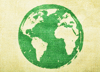 Wall Mural - world map