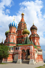 Saint Basil Cathedral On Red Square