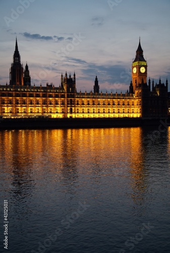 Plakat na papierze fotorealistycznym Londyn, big ben