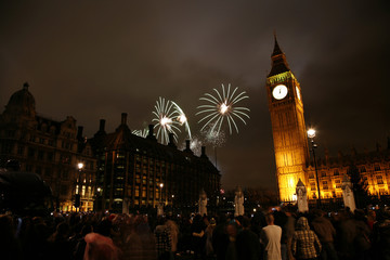 Wall Mural - New Year's Eve Fireworks